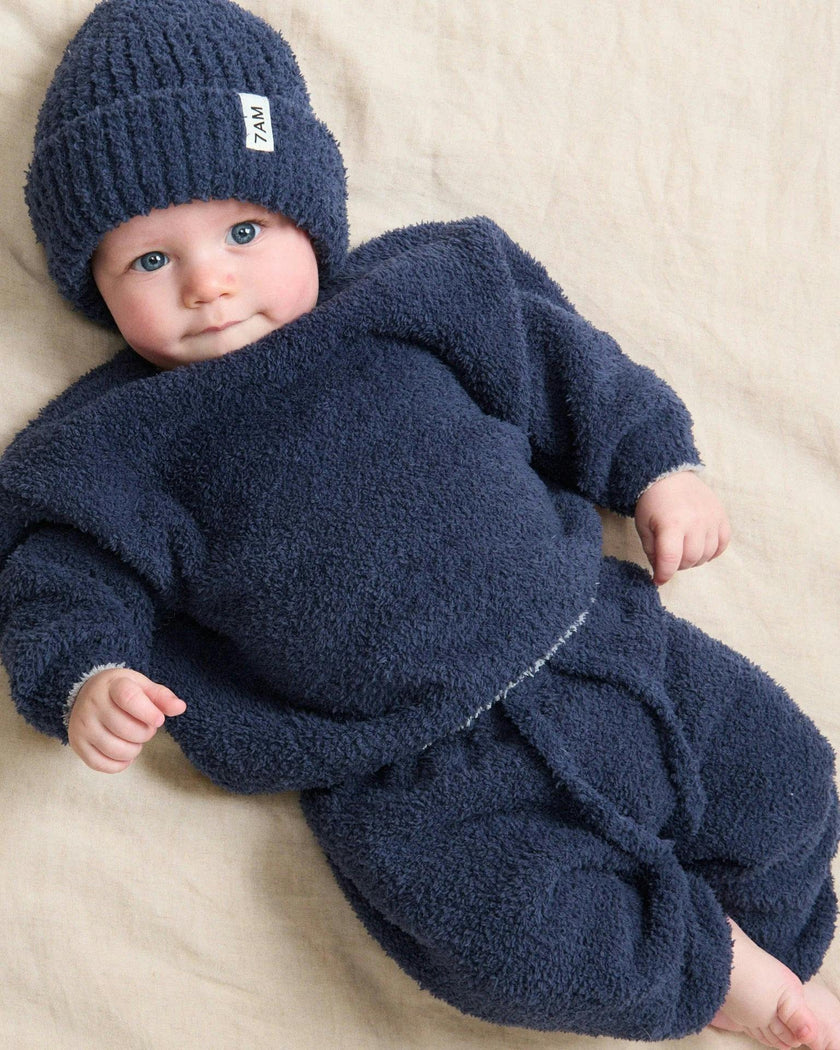 Ribbed Beanie • Fuzzy