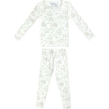 2 Piece Long Sleeve Pajamas, Prints