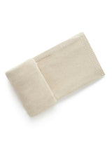 Textured Knit Blanket Wheat melange
