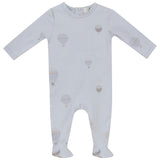 Dots and Balloon Print Footie