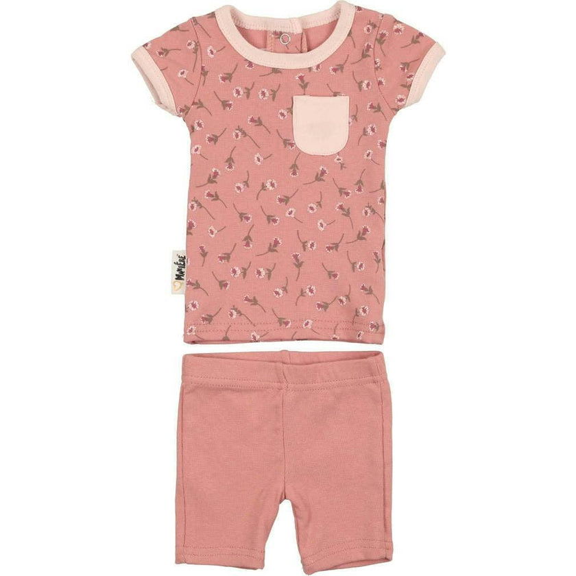 All Over Floral Two-Piece Set