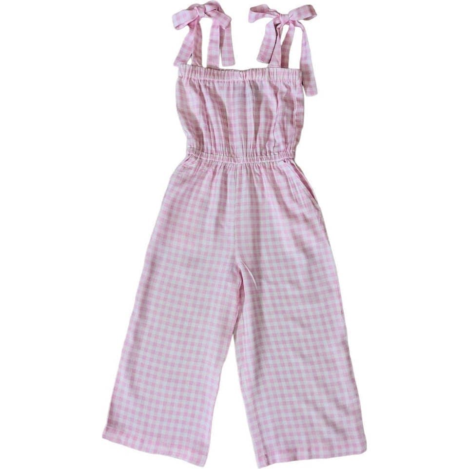 Gingham Pink Jumpsuit