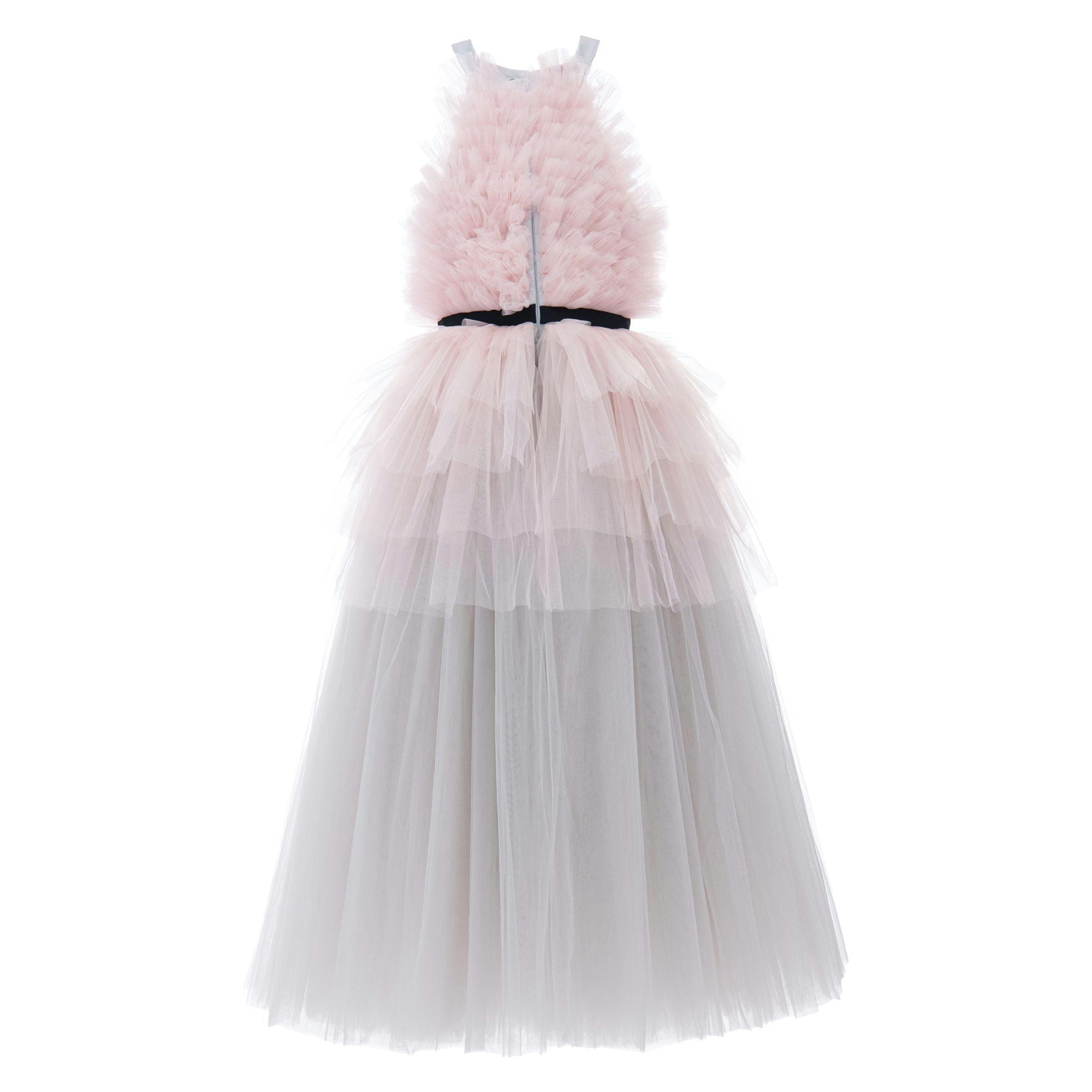 Gray Lowana Halter Gown