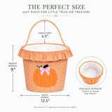 Ruffled Pumpkin Trick-or-Treat Tote