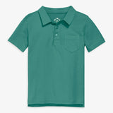 Kids short sleeve polo in seasonal colors