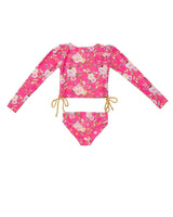2 Piece Swimsuit Set with Side Ties