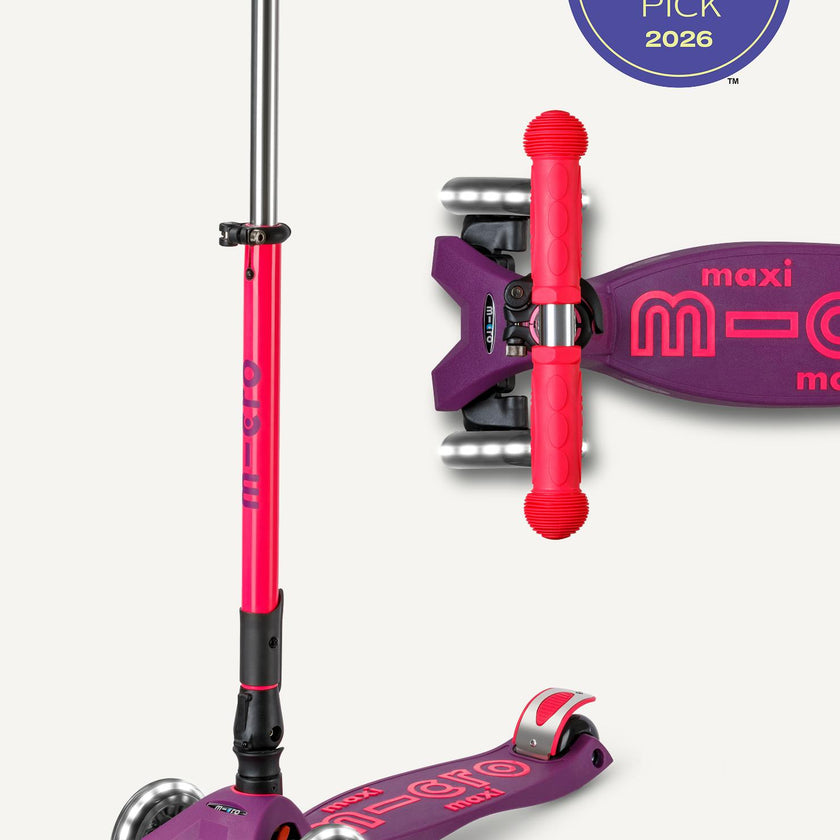 Micro Maxi Foldable LED Scooter