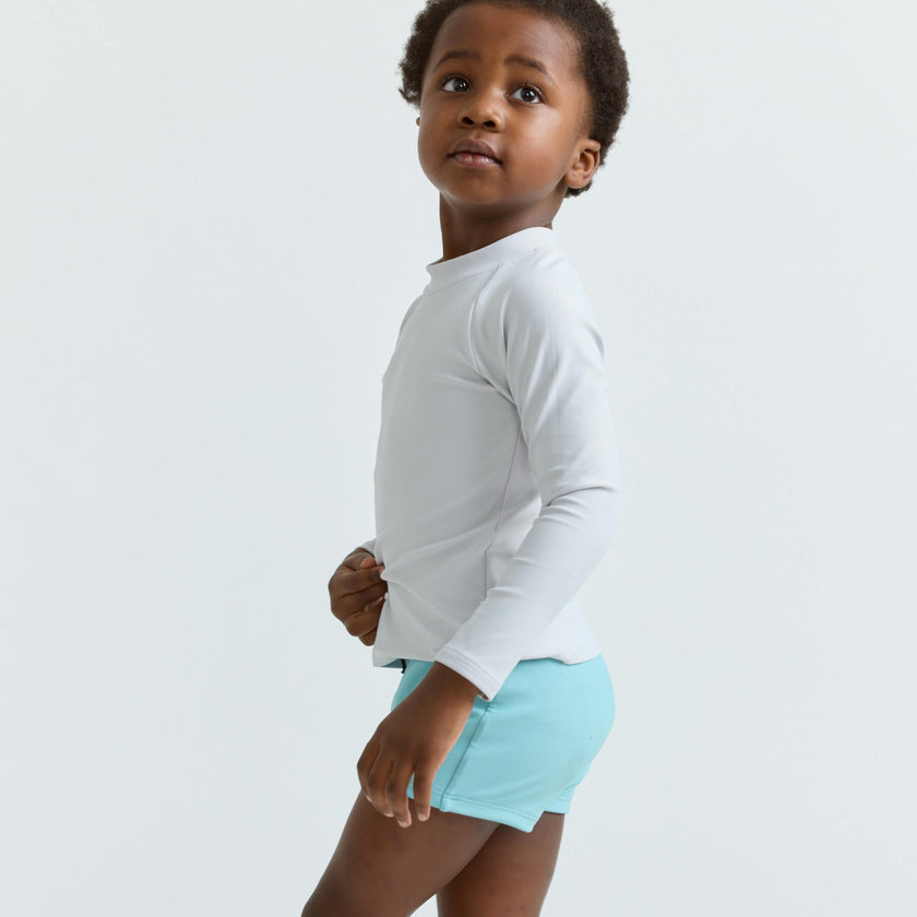 unisex dove grey rashguard