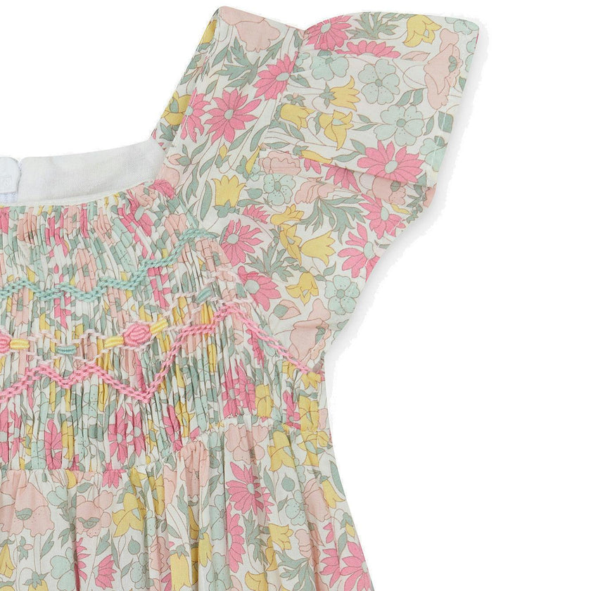 TARTINE ET CHOCOLAT Liberty Baby Jumpsuit - Citrus
