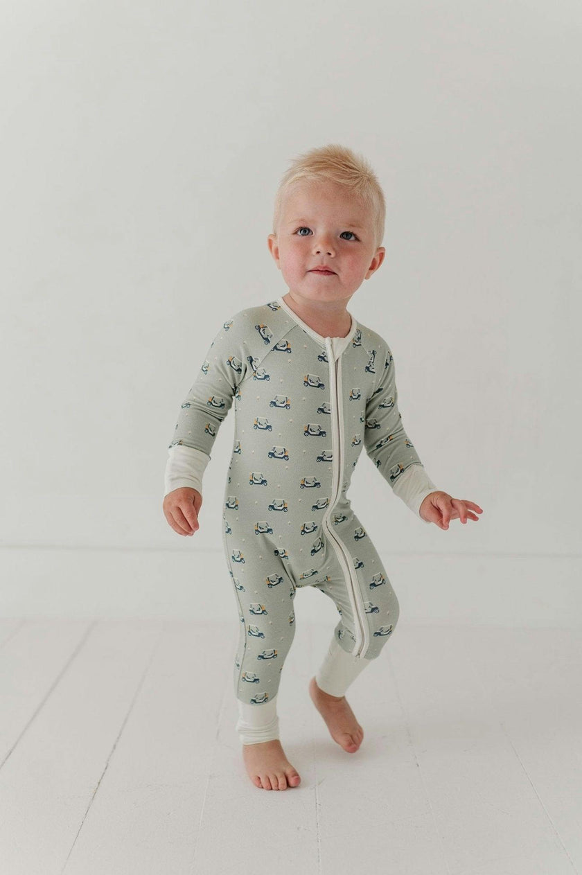 Baby Long Sleeve Zip Romper