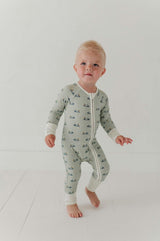 Baby Long Sleeve Zip Romper