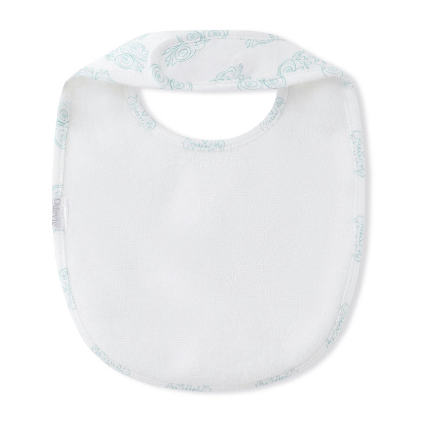 Magnetic Bib 2-Pack - Petite Chouette Green