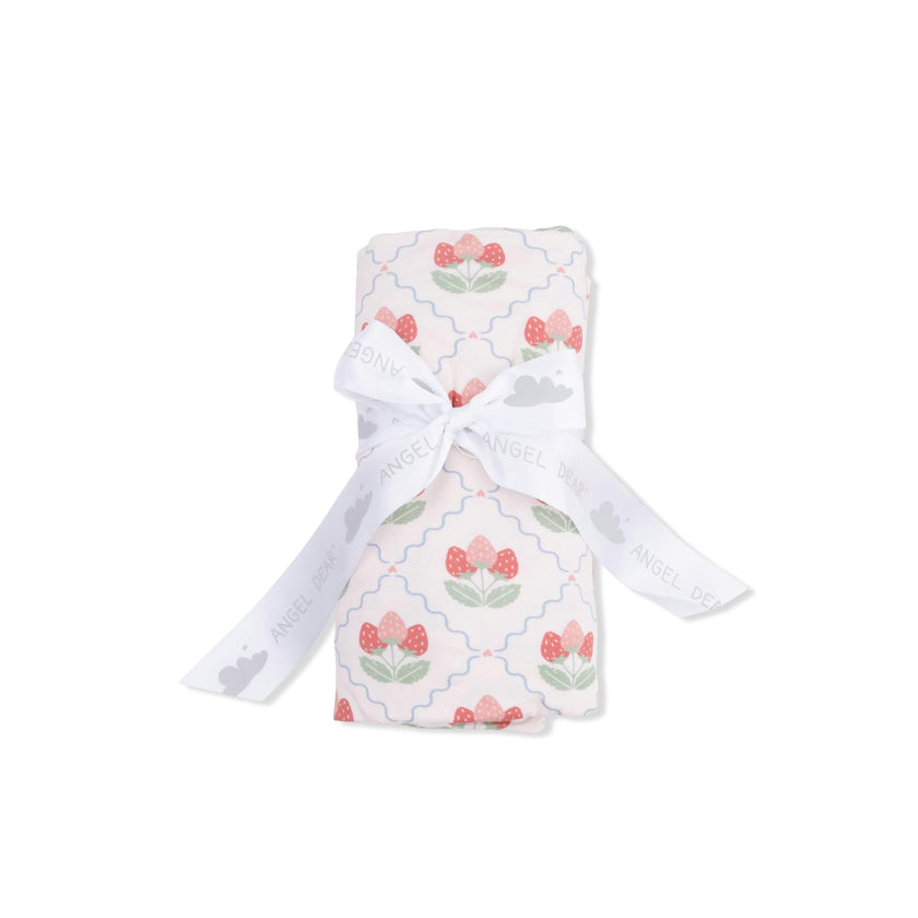 Sweet Strawberries - Swaddle Blanket