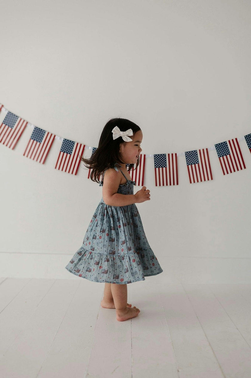 Tiered Mini Dress Retro America