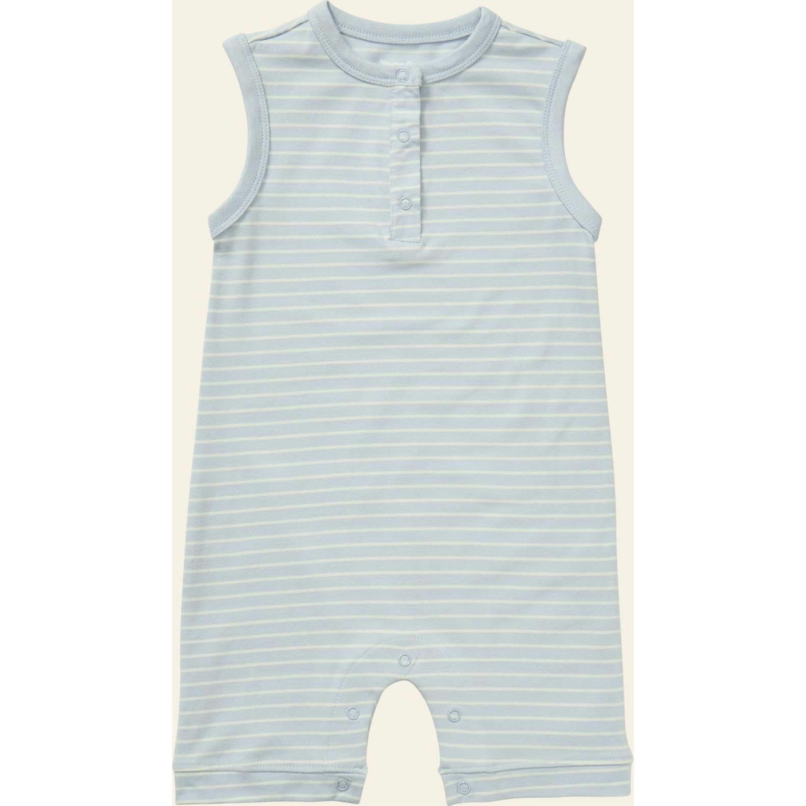 Printed Henley Romper