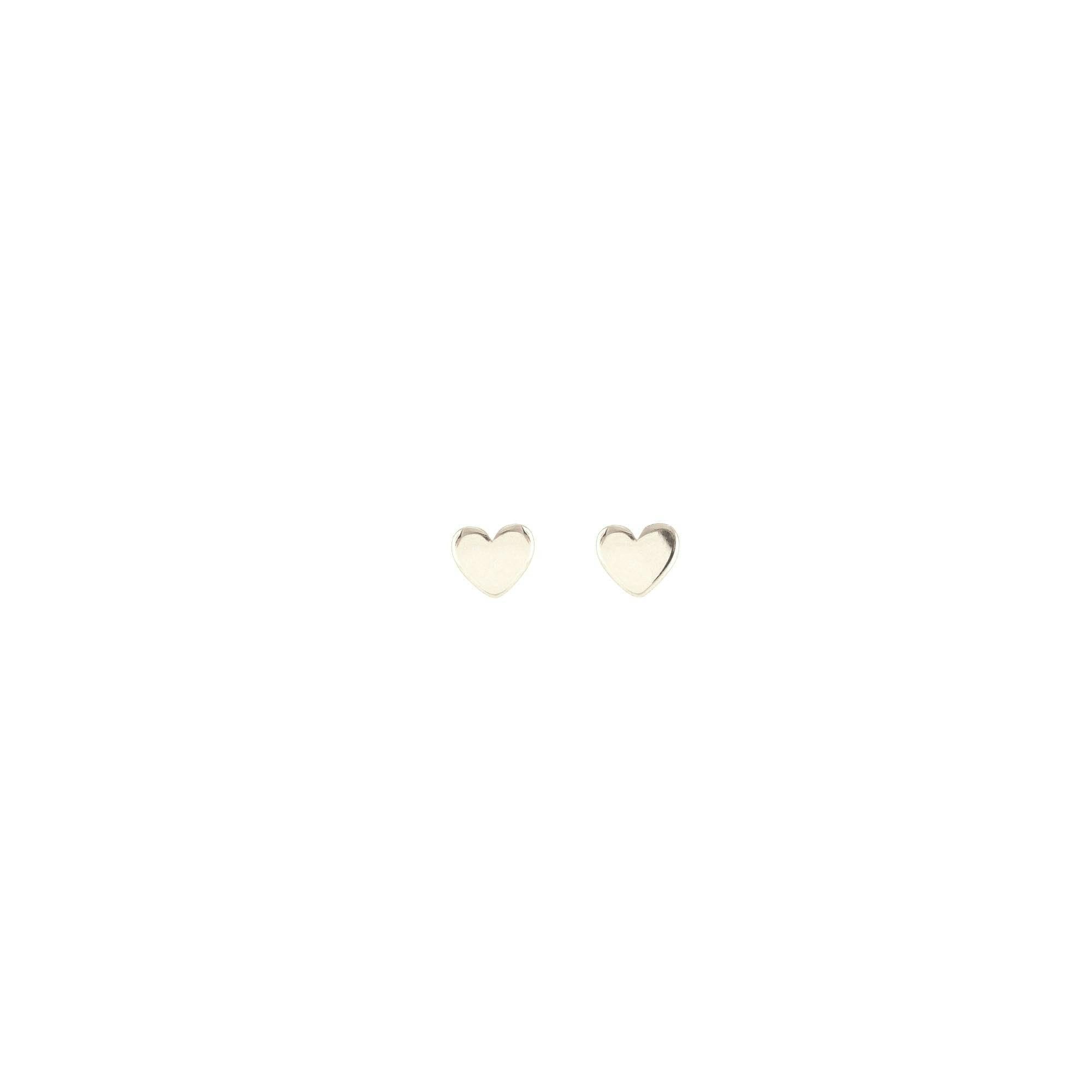 Tiny Heart Stud Earrings