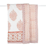 Block-Printed Cotton Crib Quilt