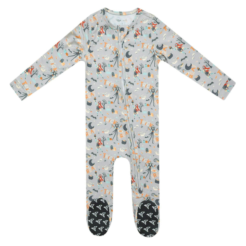 Zip-Up Footie Pajama - Nightmare Before Christmas
