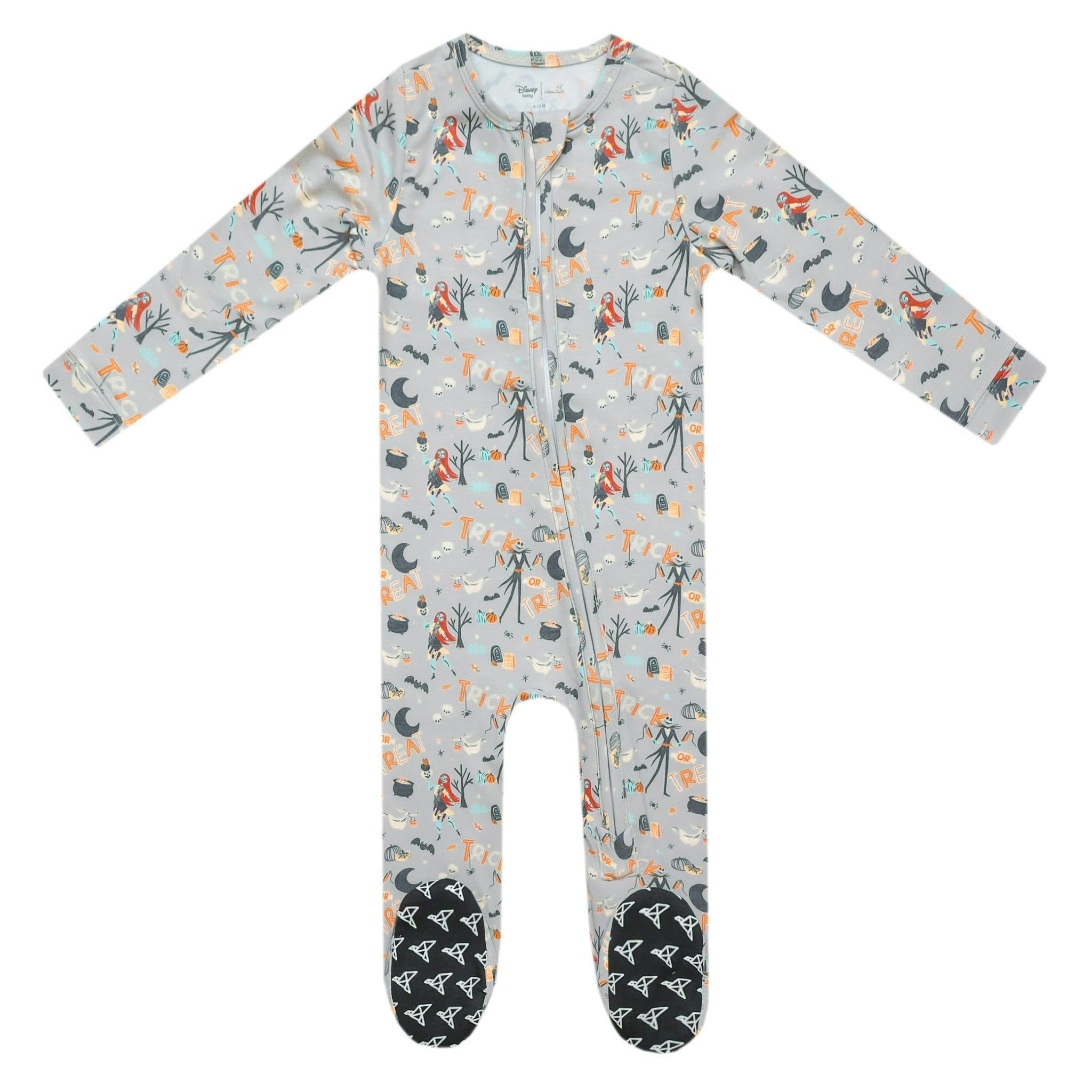 Zip-Up Footie Pajama - Nightmare Before Christmas