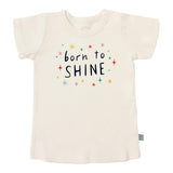 graphic tee | born to shine