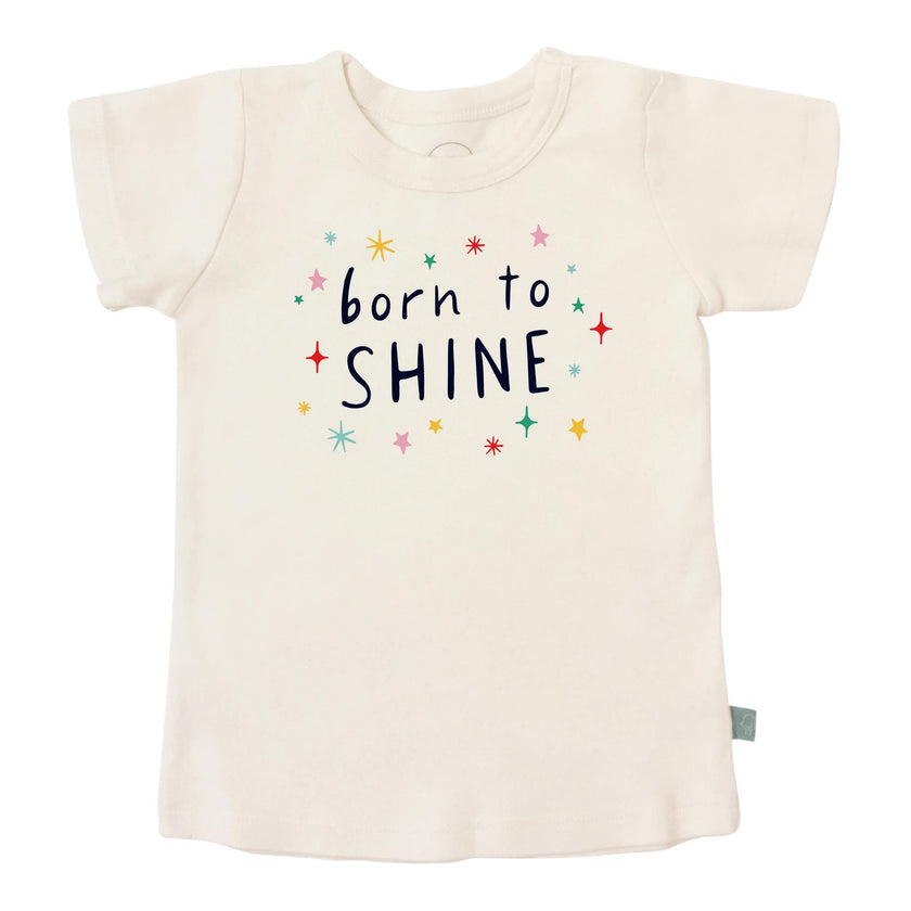 graphic tee | born to shine