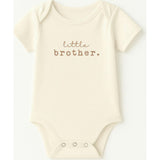 Little Brother Clay Organic Cotton Baby Bodysuit Short Sleeve
