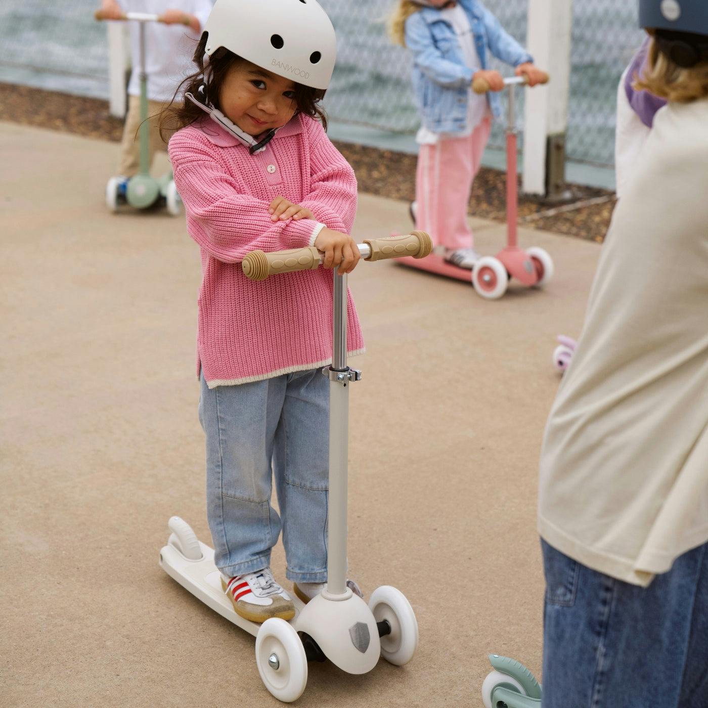 Banwood Eco Kids Bike Helmet — Ivory
