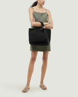 St. Barths Medium Tote Beads | Onyx