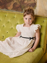 Nicky Hilton x La Coqueta Ivory Edie Girl Dress