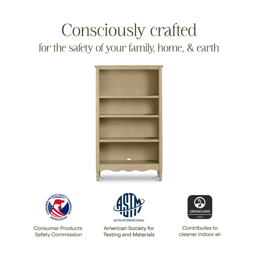 Liberty Assembled Bookcase in Washed Pine