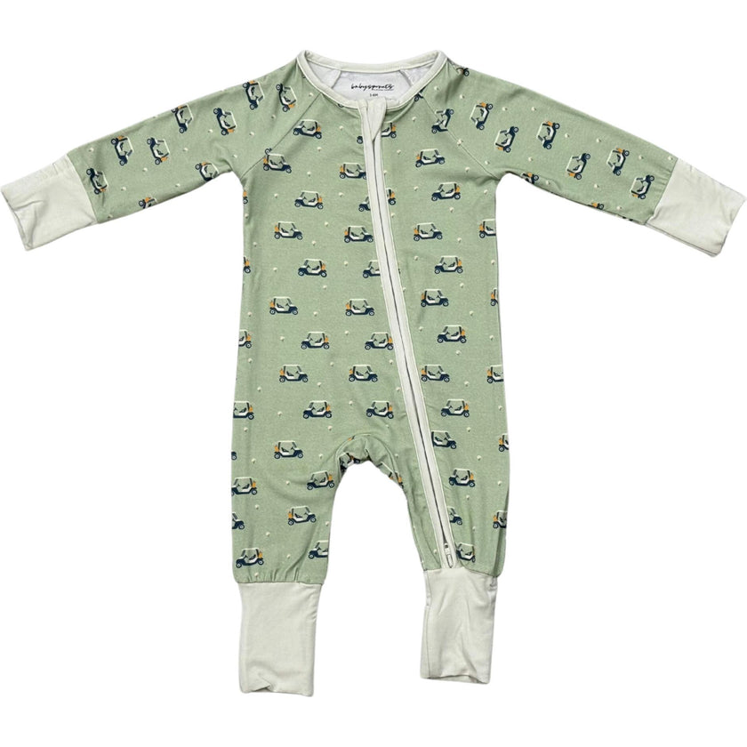 Baby Long Sleeve Zip Romper