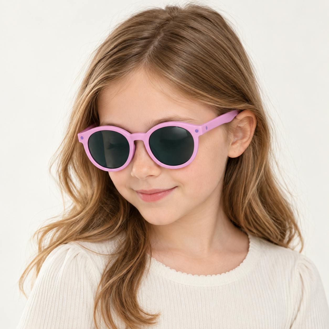 Color Pop Kids Round Sunglasses