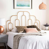 Paloma Metal Retro Headboard, Gold