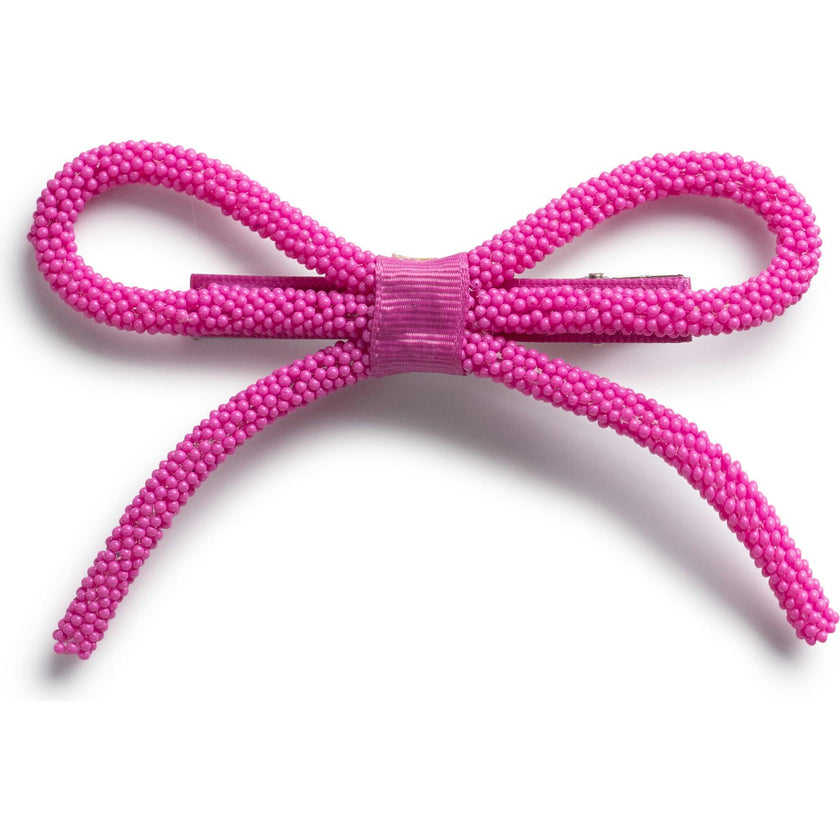 Sprinkle Pearl Bow Clip