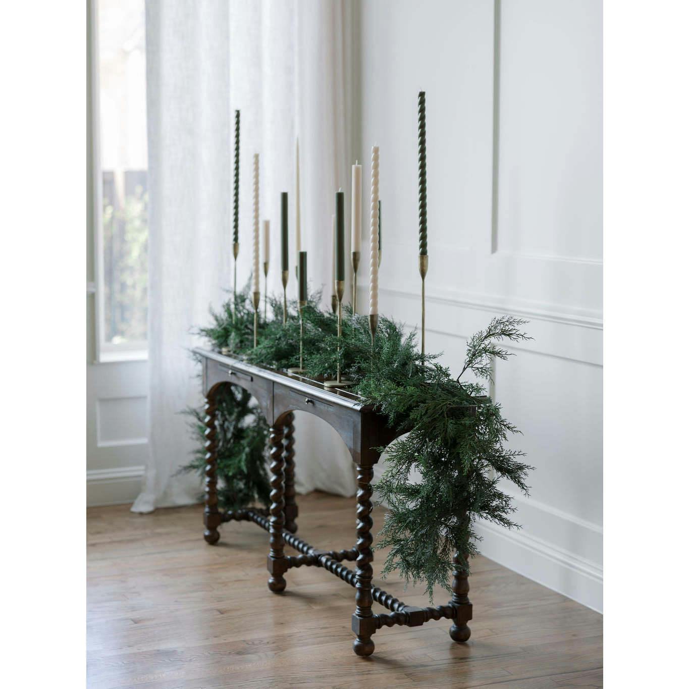 9' Faux Evergreen Cedar Garland