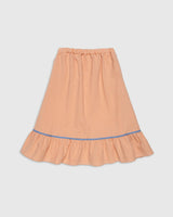 Picnic Skirt in Orange Gingham
