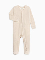 Lane Waffle Knit Zipper Sleeper