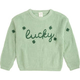 Lucky Shamrock St. Patrick's Day Knit Sweater