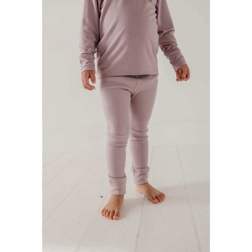 Ribbed Leggings Fern
