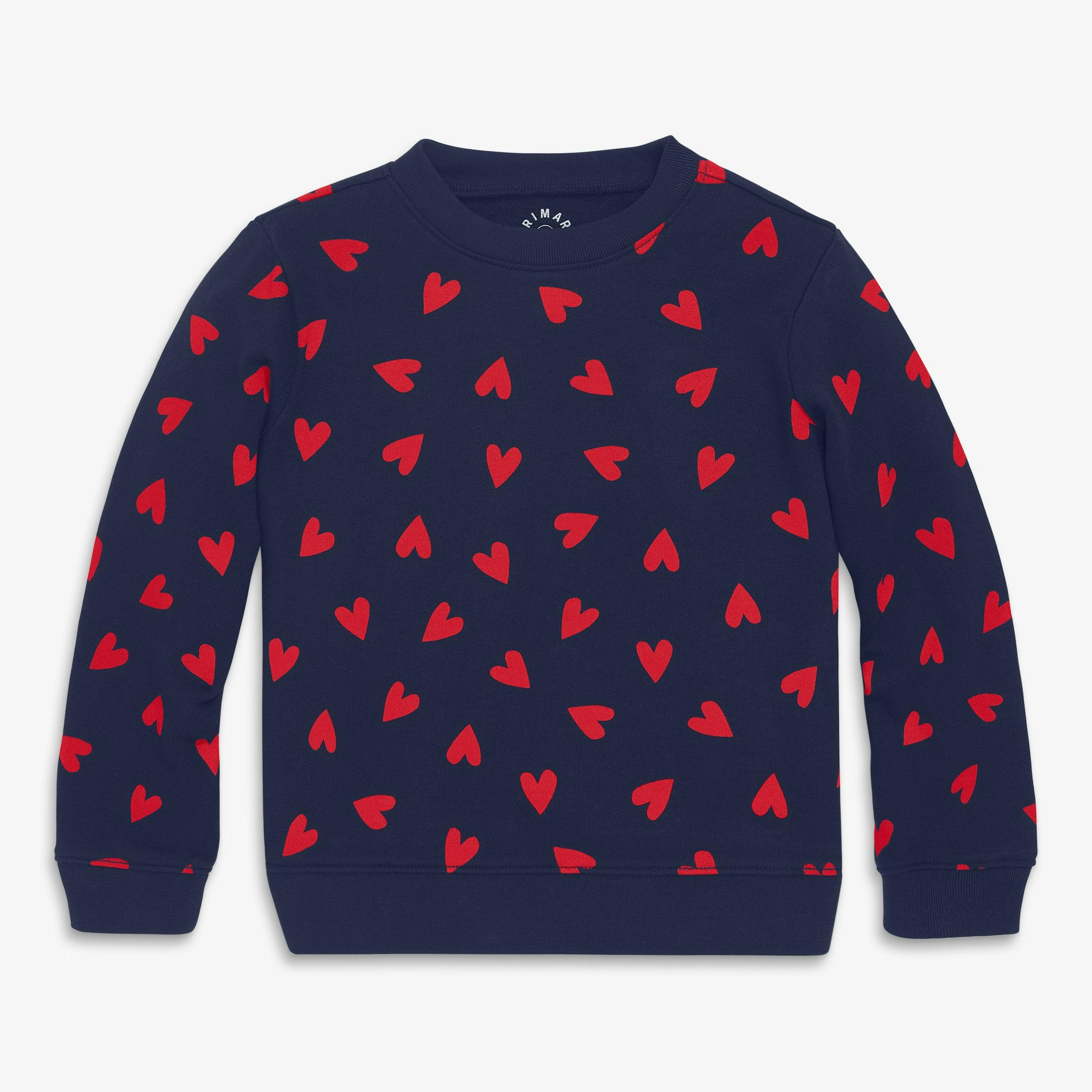 Clearance kids sweatshirt in confetti hearts