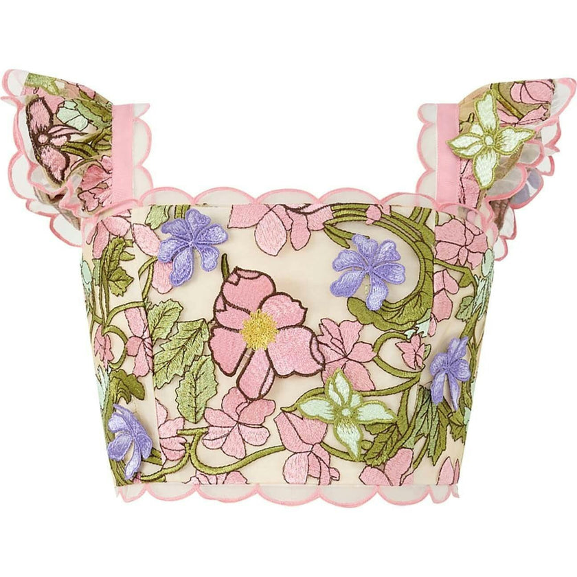 Bonnie Sleeve Embroidered Top