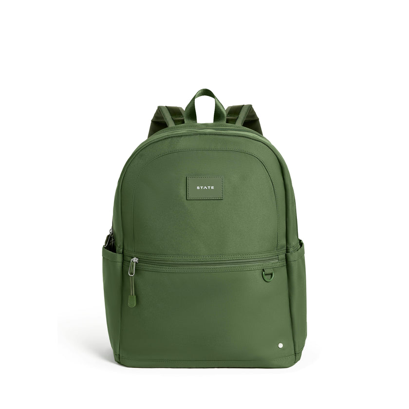 Kane Double Pocket Large Backpack, Olive