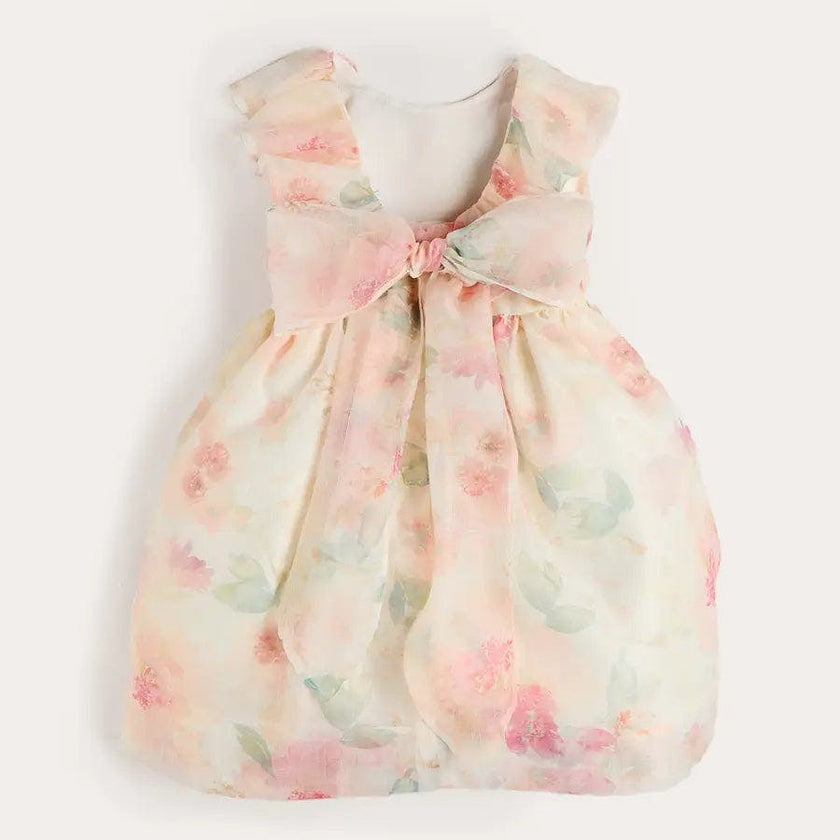 Lillie Floral Sleeveless Dress in Pink (18mths-12yrs)