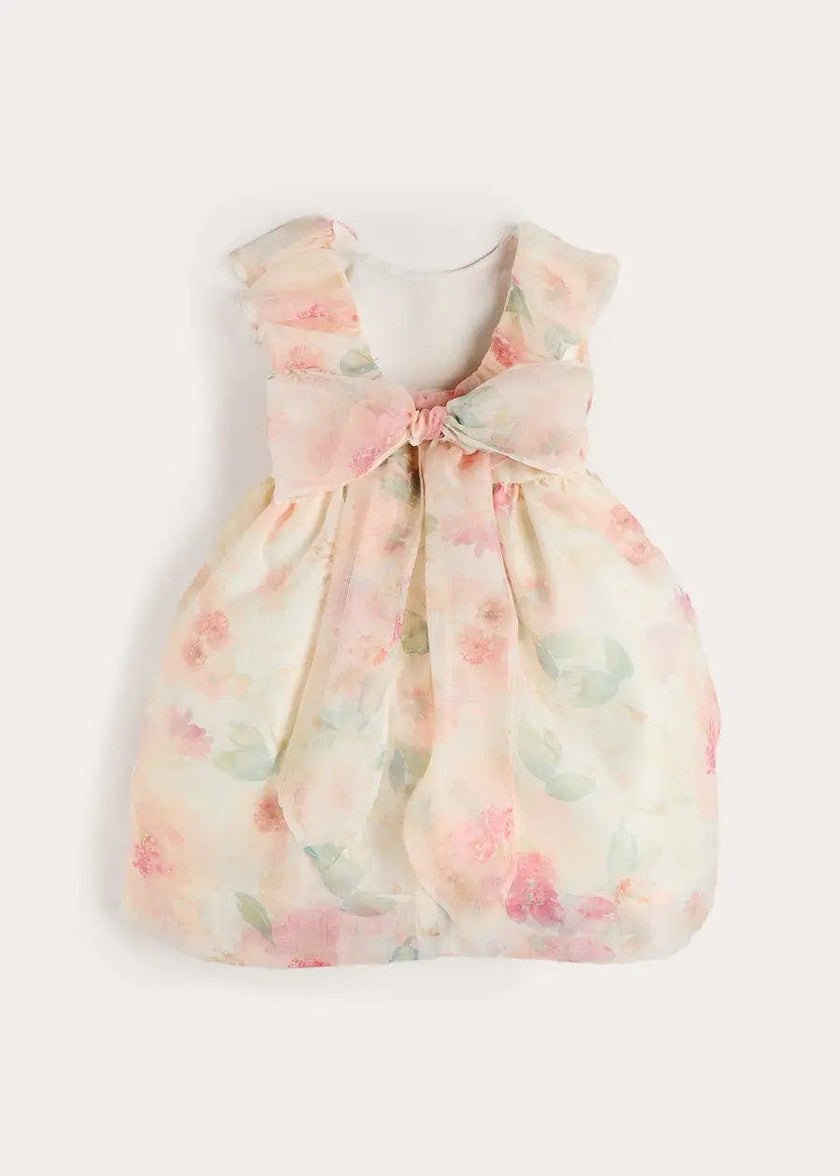 Lillie Floral Sleeveless Dress in Pink (18mths-12yrs)