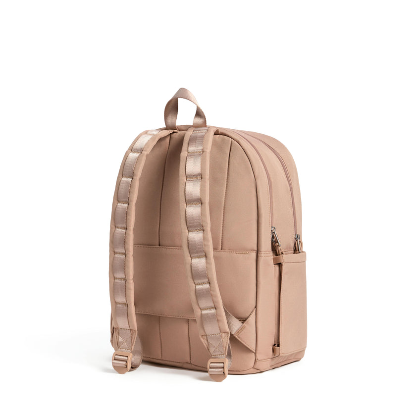 Kane Double Pocket Backpack, Mocha