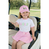 Dog in Golf Cart Bow Baseball Hat