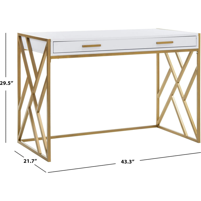 Elaine 1 Drawer Desk