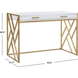 Elaine 1 Drawer Desk