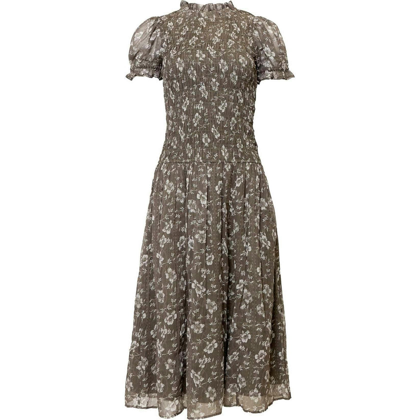 Jennifer Dress in Olive Blossom
