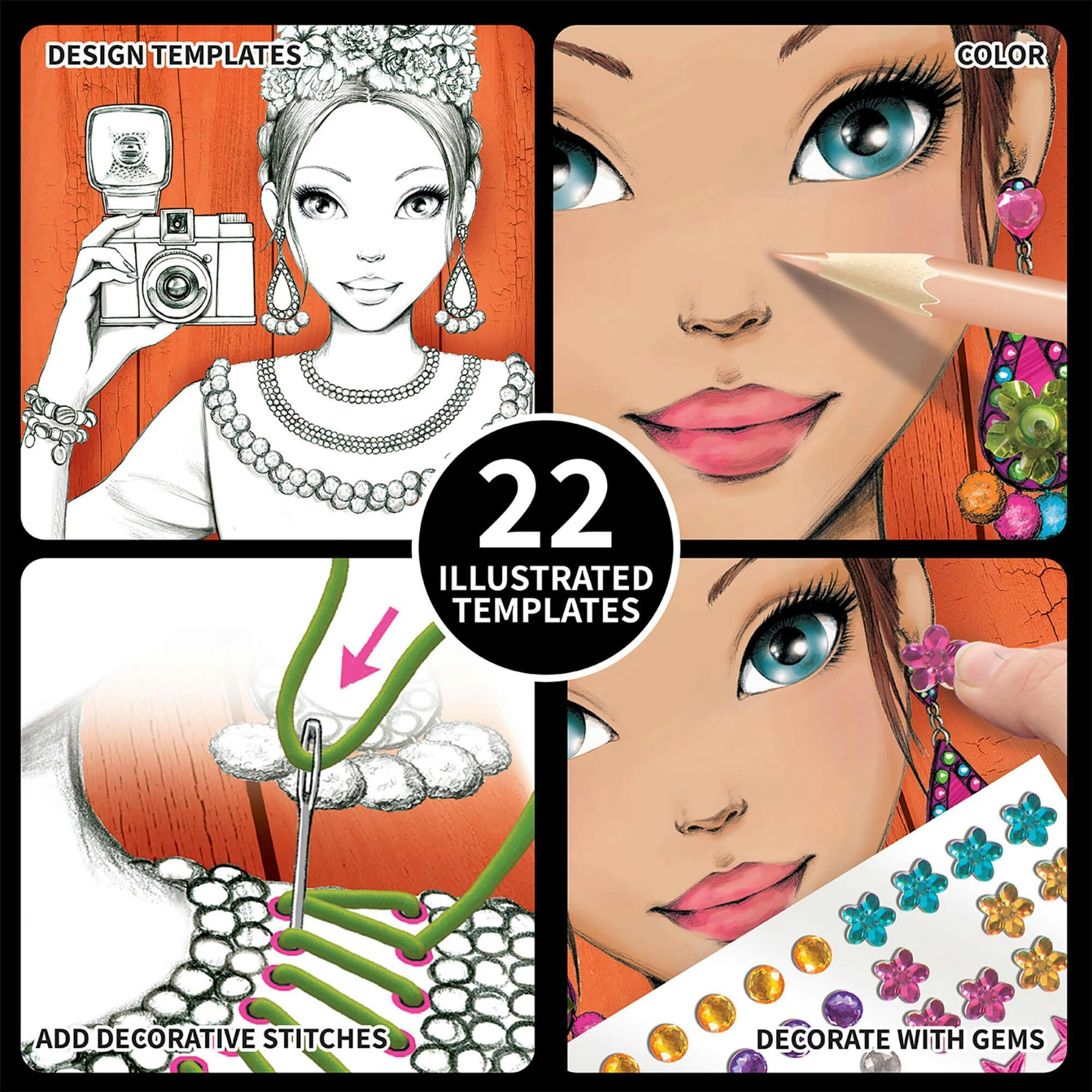 Color & Stitch Kids Art Kit